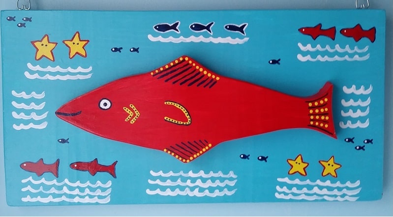 Red Fish In The Ocean By MEO 